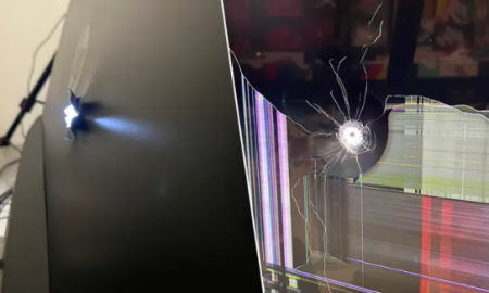 A Gamer narrowly avoids a bullet to the head while playing on their PC