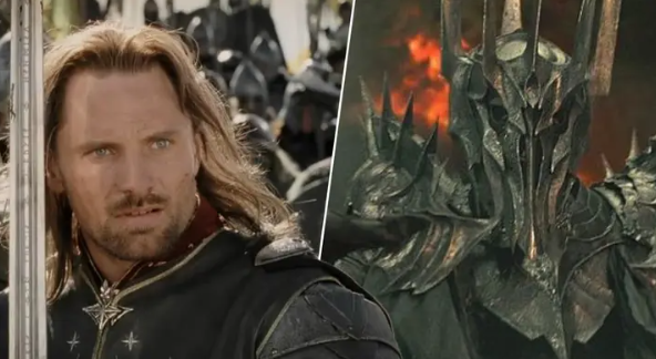 Unreleased Lord Of The Rings Footage shows Aragorn Fighting Sauron in Final Battle