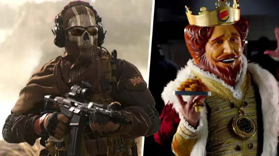 Modern Warfare 2 features a Burger King operator because it is a Burger King.