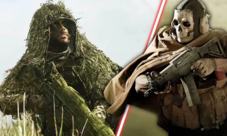 Warzone pro shows off ghillie suit