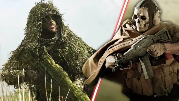 Warzone pro shows off ghillie suit