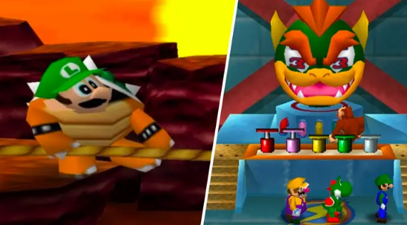 Finally, the original Mario Party comes with a warning about the health