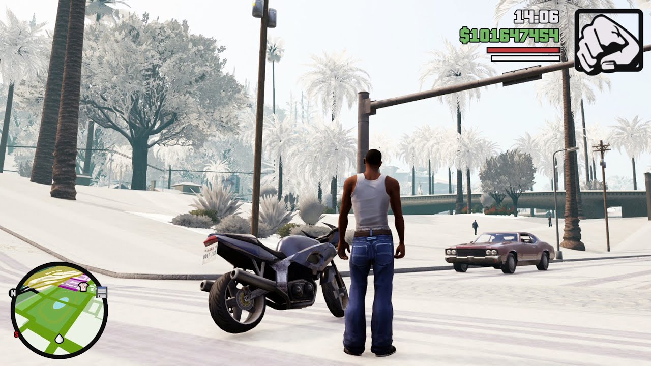 GTA San Andreas Snow PC Version Game Free Download